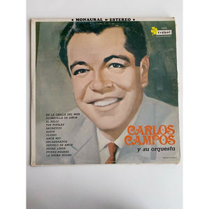 Carols Campos Y Su Orquesta 1970 LP Trébol Records 10070 Import Mexico VG Vinyl